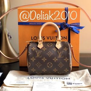 SOLD! Louis Vuitton Nano Speedy Monogram RARE 😍